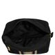 Personalized Black Canvas Lined Travel Kit With Gold Stripes Image 3 of 3